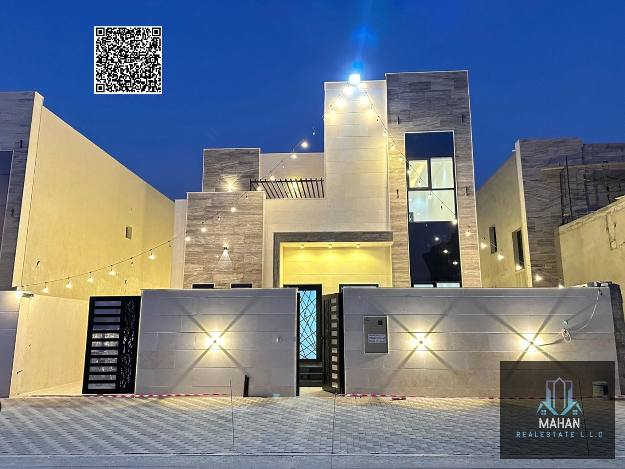 Modern V. I. P Villa for Sale in Al Helio 2 – Prime Location Opposite the Mosque A unique opportunity to own a Modern V. I. P villa with elegant architectural design and high-quality finishes, located in the highly desirable Al Helio 2 area, directly opposite