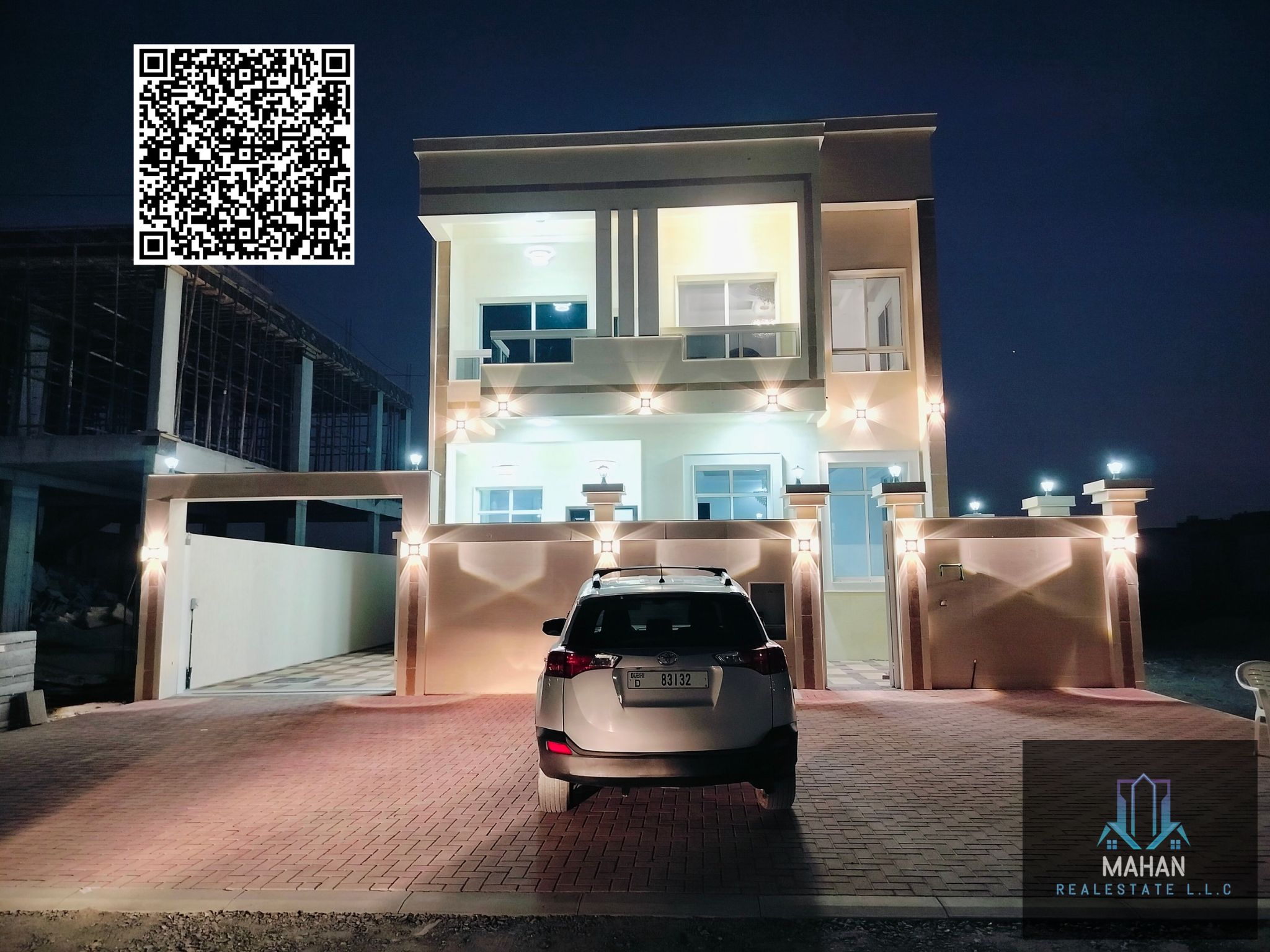 VIP Deluxe Modern Villa – 5 Master Bedrooms – Helio 2, Ajman – Prime Location Close to All Services