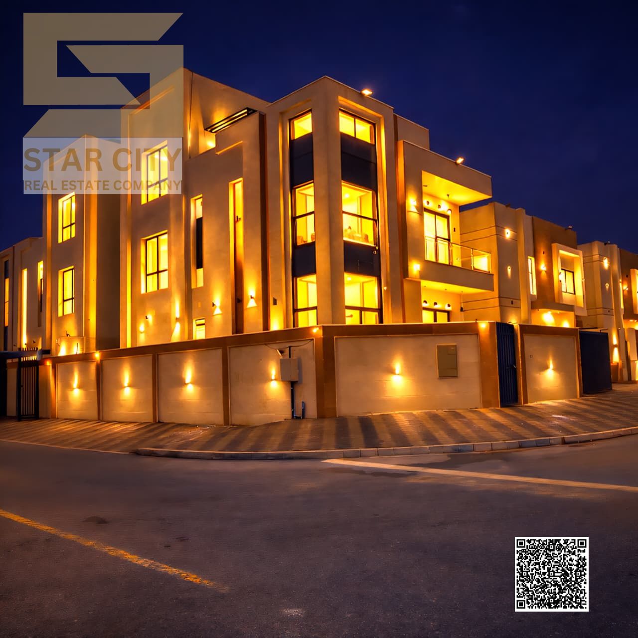 Villa for Rent – Corner Unit | Al Zahya, Ajman | 3 Floors