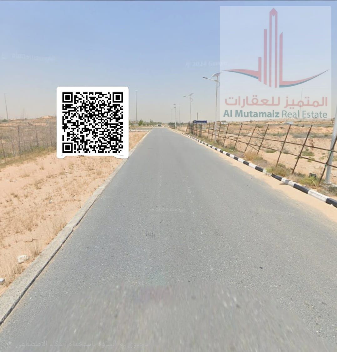 Residential/commercial land for sale on a corner lot with two street frontages, excellent location in Al Zahia area, suitable for selling apartments.