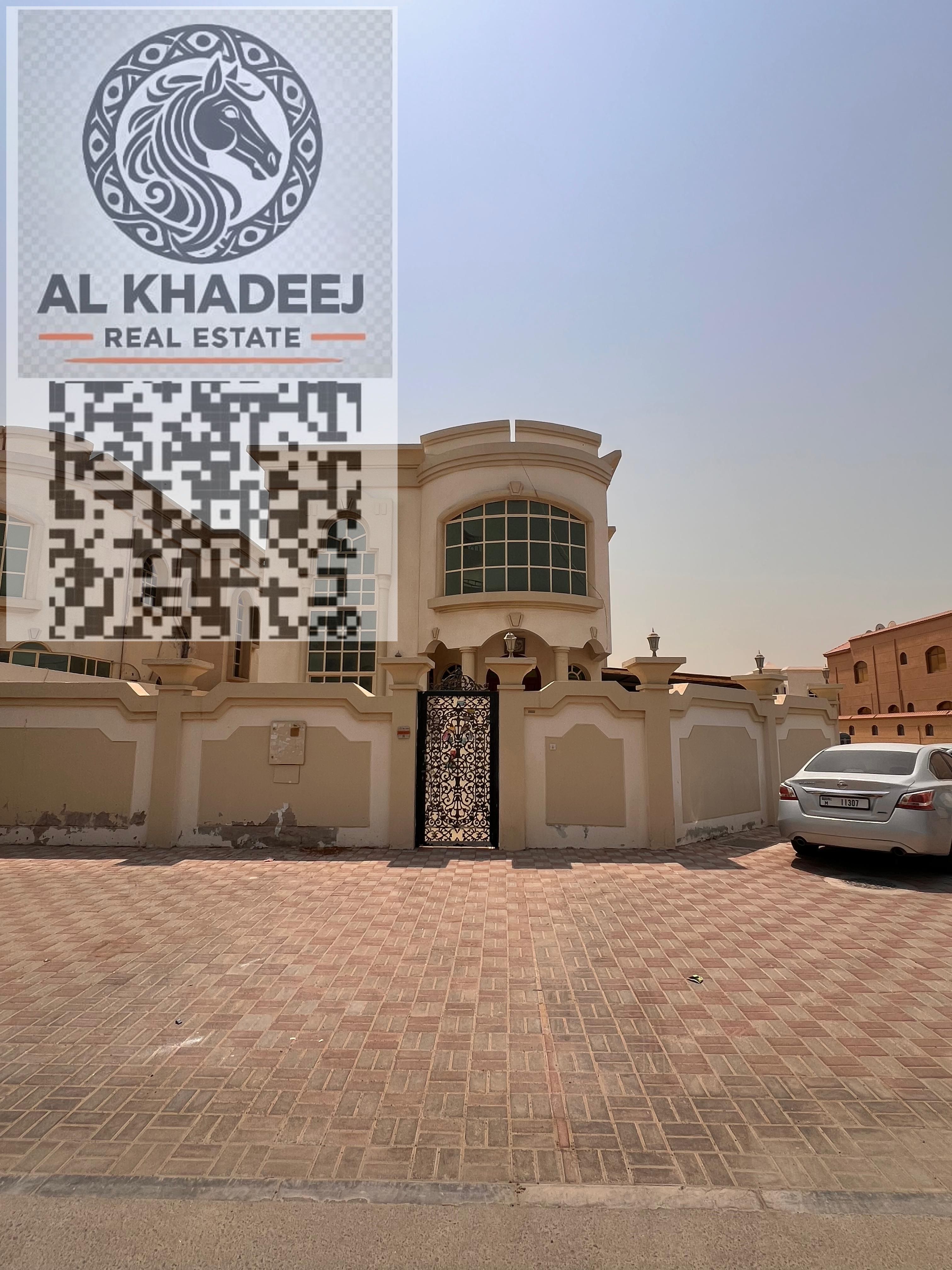 Villa for rent in Al Rawda 3 area, next to Sheikh Ammar Street, a vibrant area surrounded by all services, consisting of 5 rooms.