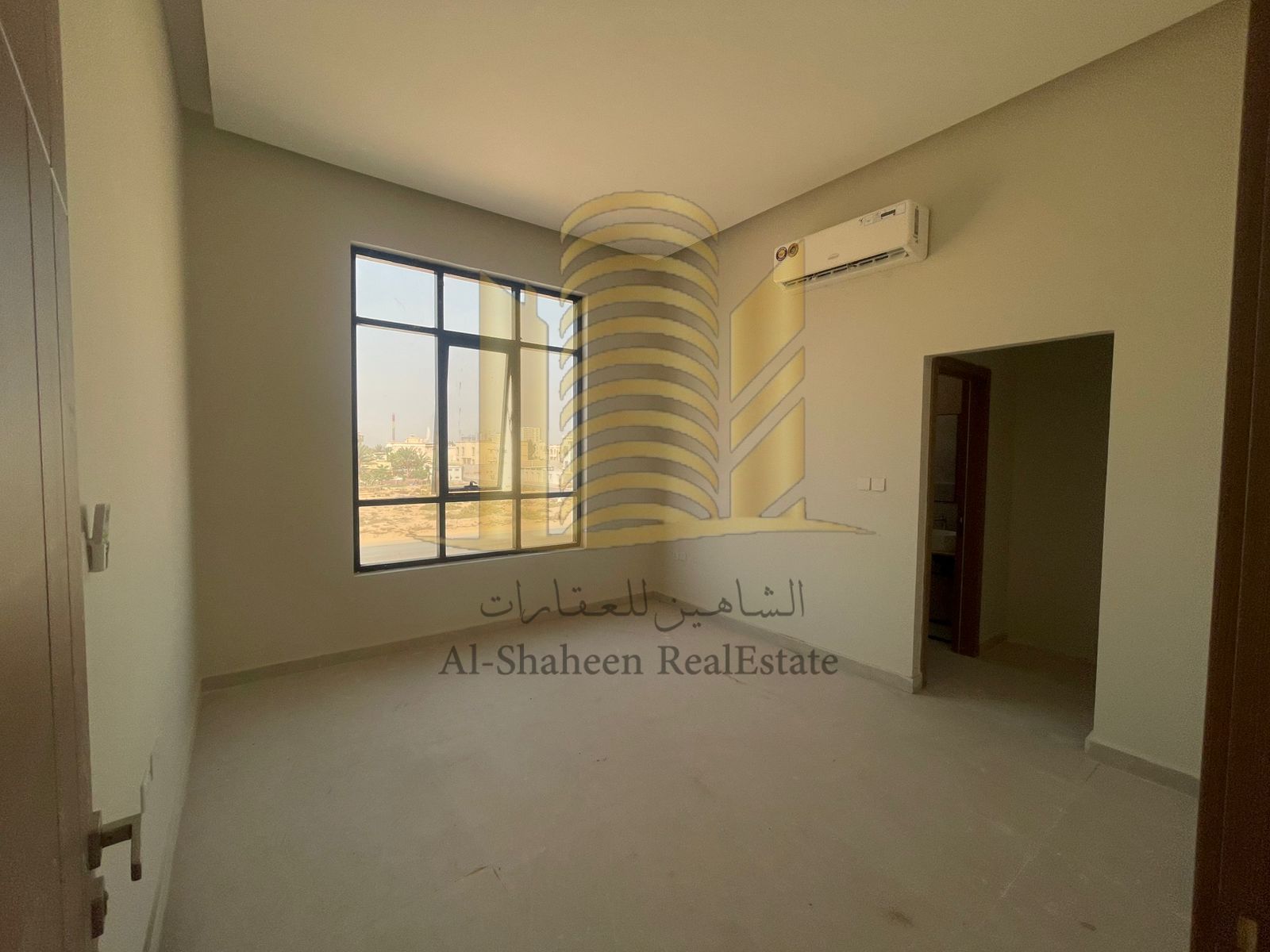 Two villas for sale in Sharjah, Wasit area. In a very prime location. Land area: 14,000 sq ft. Consists of 7 bedrooms, a majlis, a living room, and a large yard. Two-story villas. Spacious layouts, master bedrooms, and double-glazed windows. Super deluxe