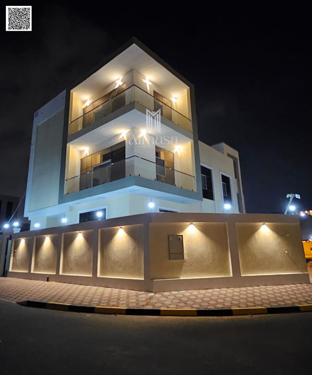Luxury Villa for Sale in Al Zahiya – Ajman | 6 Master Bedrooms + 2 Halls + Roof