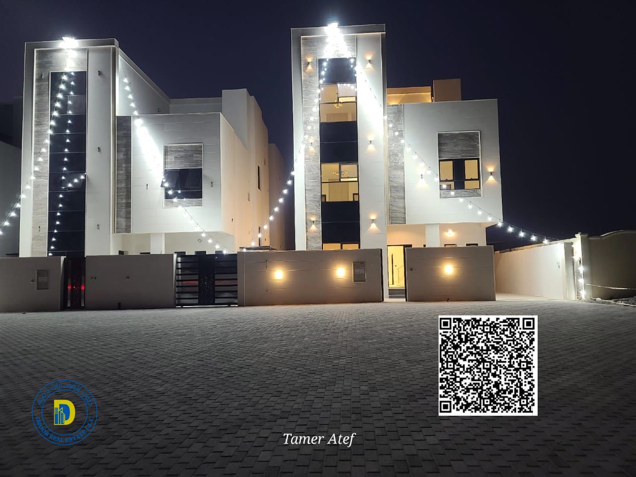 For sale: Modern villa with 6 bedrooms and roof , including registration fees, in Al Helio 2, Freehold . Bank financing.