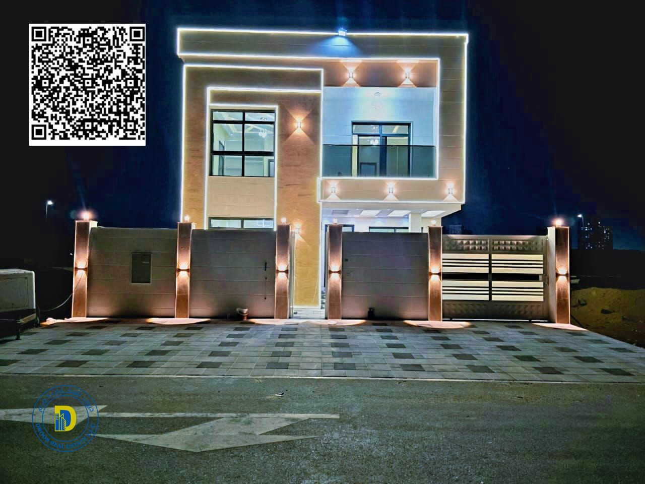 Luxury villa for sale in Al-Helio 2, modern finishing, 6 rooms and a roof , bank financing, freehold. registration fees.