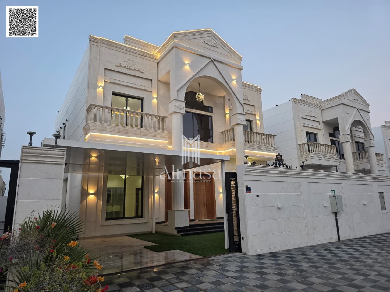 Classic Villa for Sale in Al Amarah – Ajman | 5 Master Bedrooms + 2 Halls + Majlis