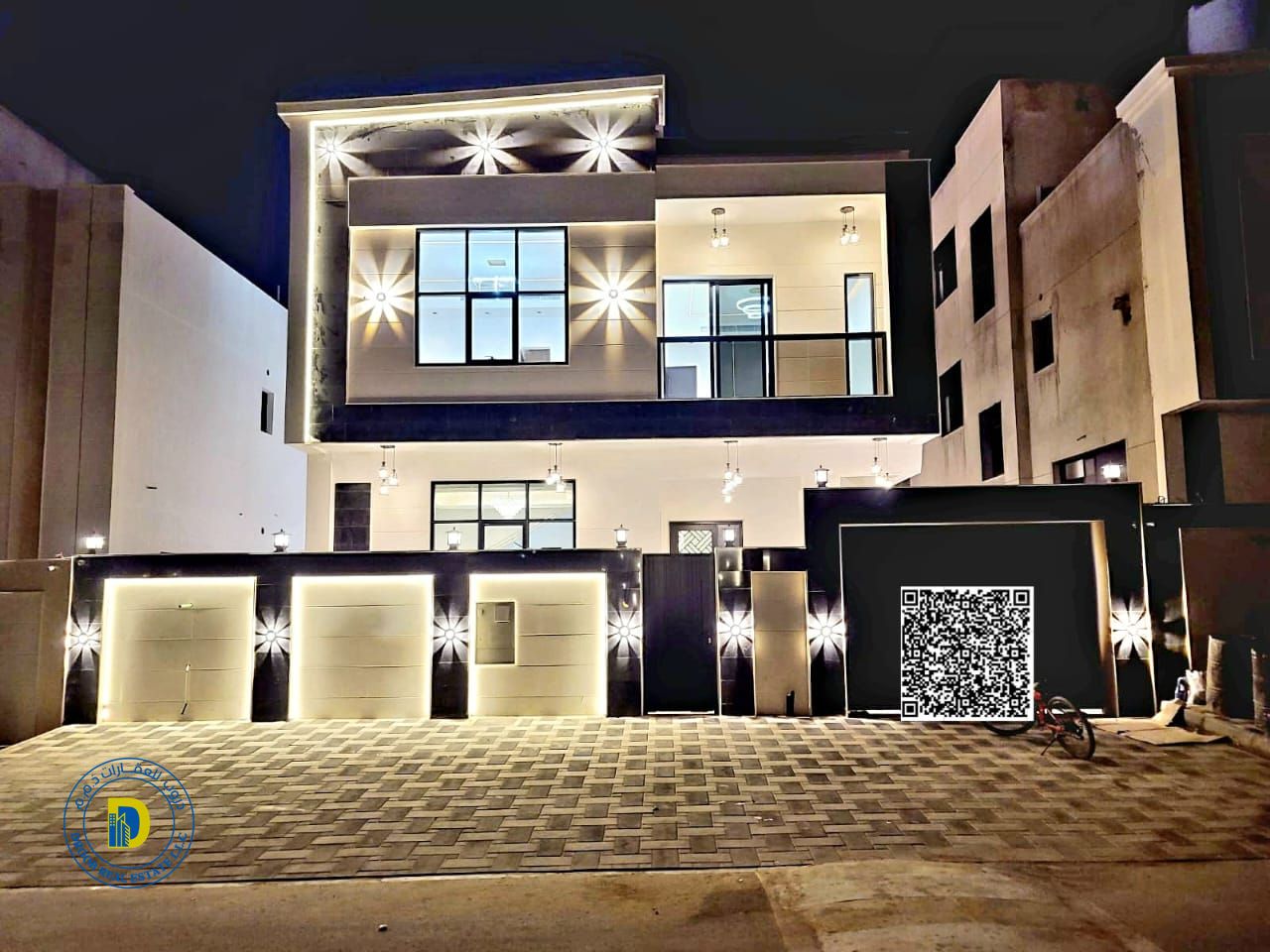 For sale at an attractive price: a 6-bedroom villa with a roof terrace in Al Helio 2, Ajman. Registration fees. Freehold . Bank financing.