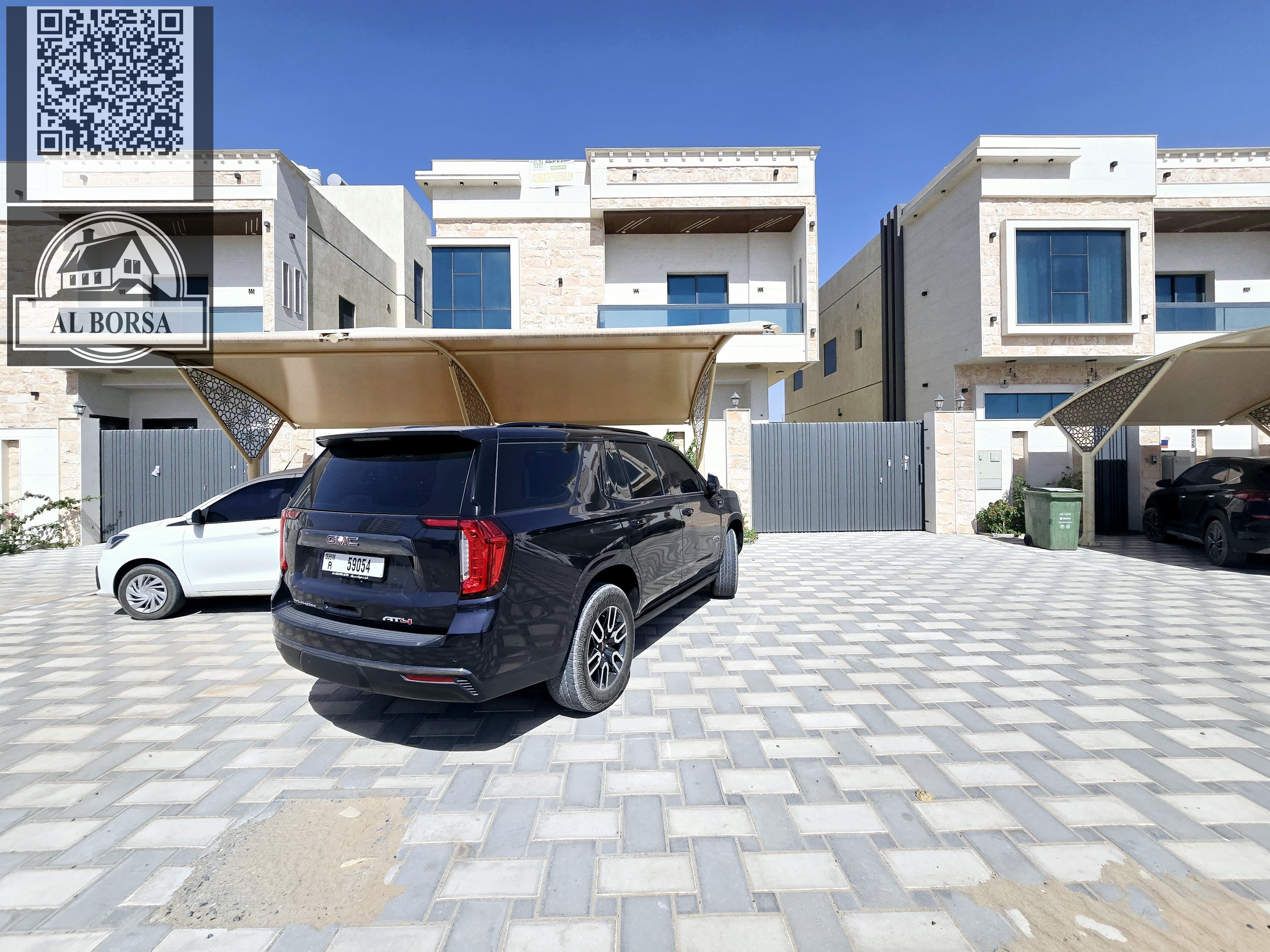 Luxury villa for rent in Ajman – Al Helio 2 - 5 master bedrooms with a majlis and a large living room for families