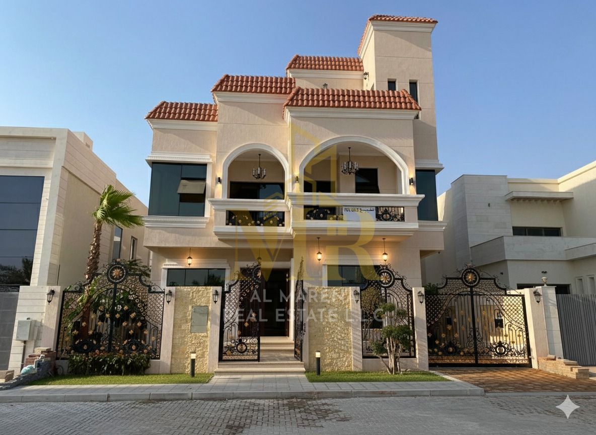 Luxury Villa for Sale in Al Bahya | Two Floors + Roof | 5 Master Bedrooms | Private Pool | All Fees Included