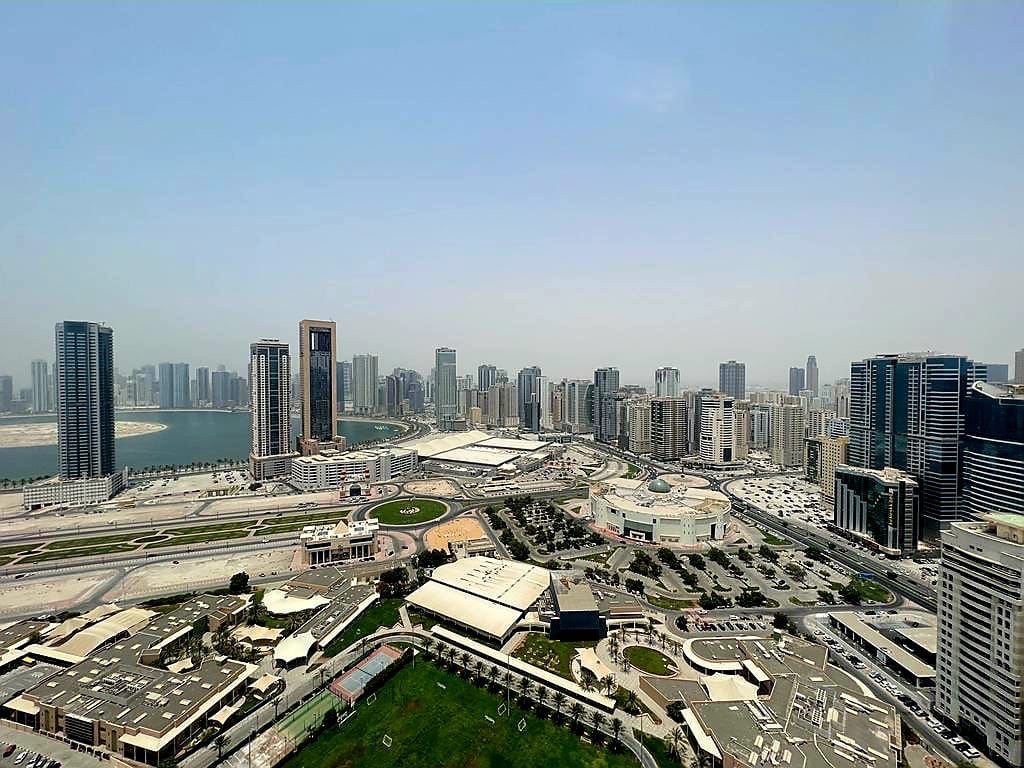 Parcel see you with balcony wardrobe two master room gym pool, one parking free