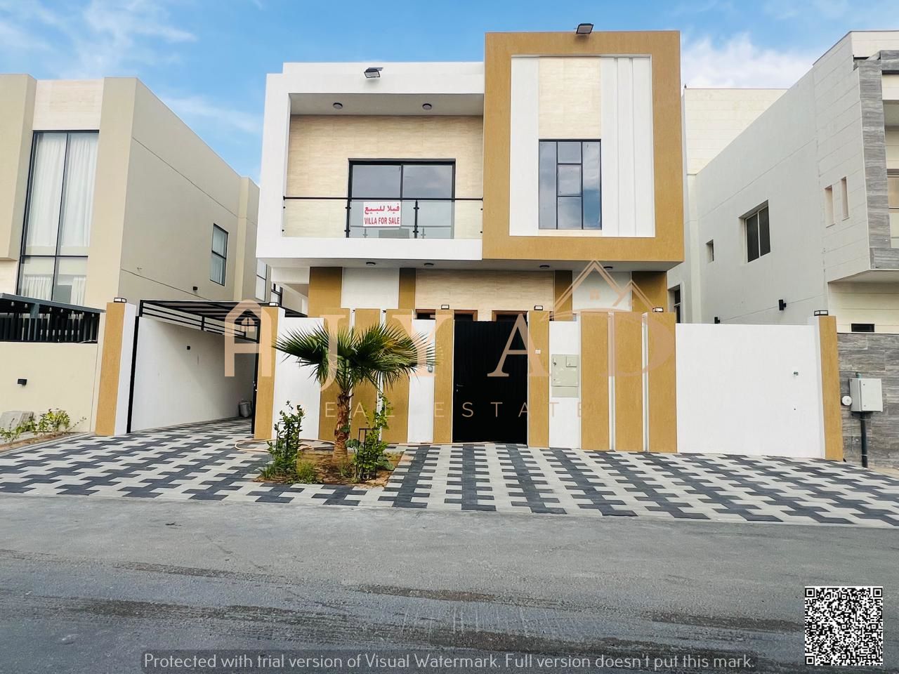 For sale: 6-bedroom villa with a roof terrace in Al Zahiyah area at an attractive price including registration fees