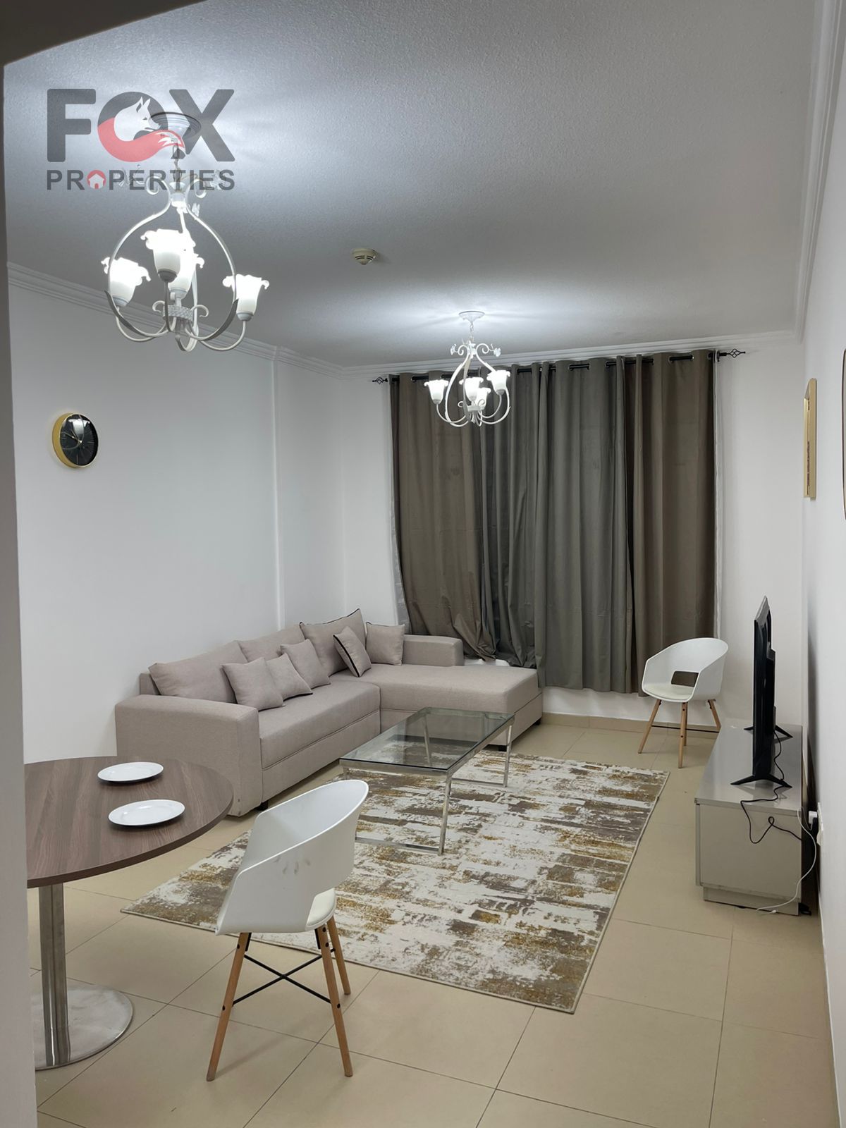 A room and a lounge for monthly rent Al-Yasmin Towers opposite City Centre Ajman Room and lounge + 2 bathrooms Completely new brushes with balcony The first resident with Parkin The price