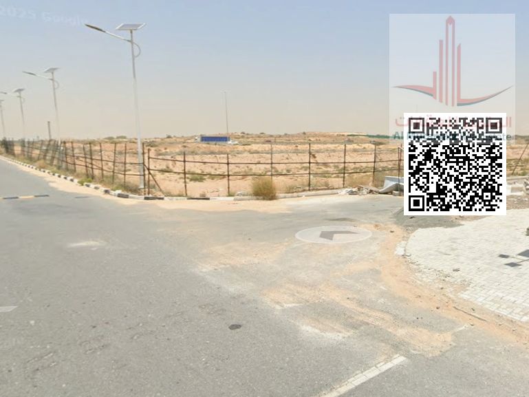 Land for sale in Al-Zahia, corner plot on two streets, very prime location, excellent price, residential/commercial permit.