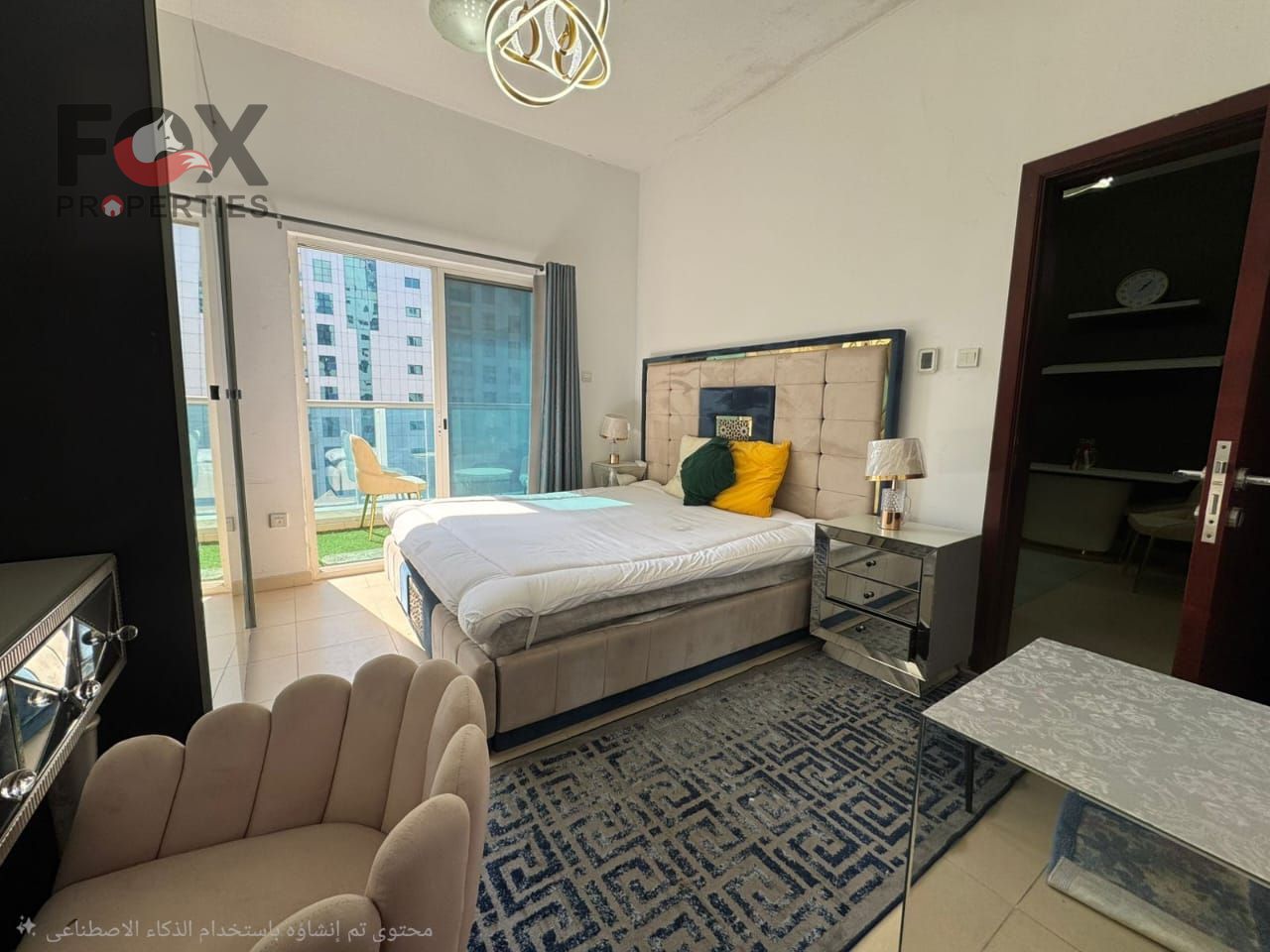 With an open view in City Tower | Furnished and with the latest decor | And a prime location in the heart of Ajman