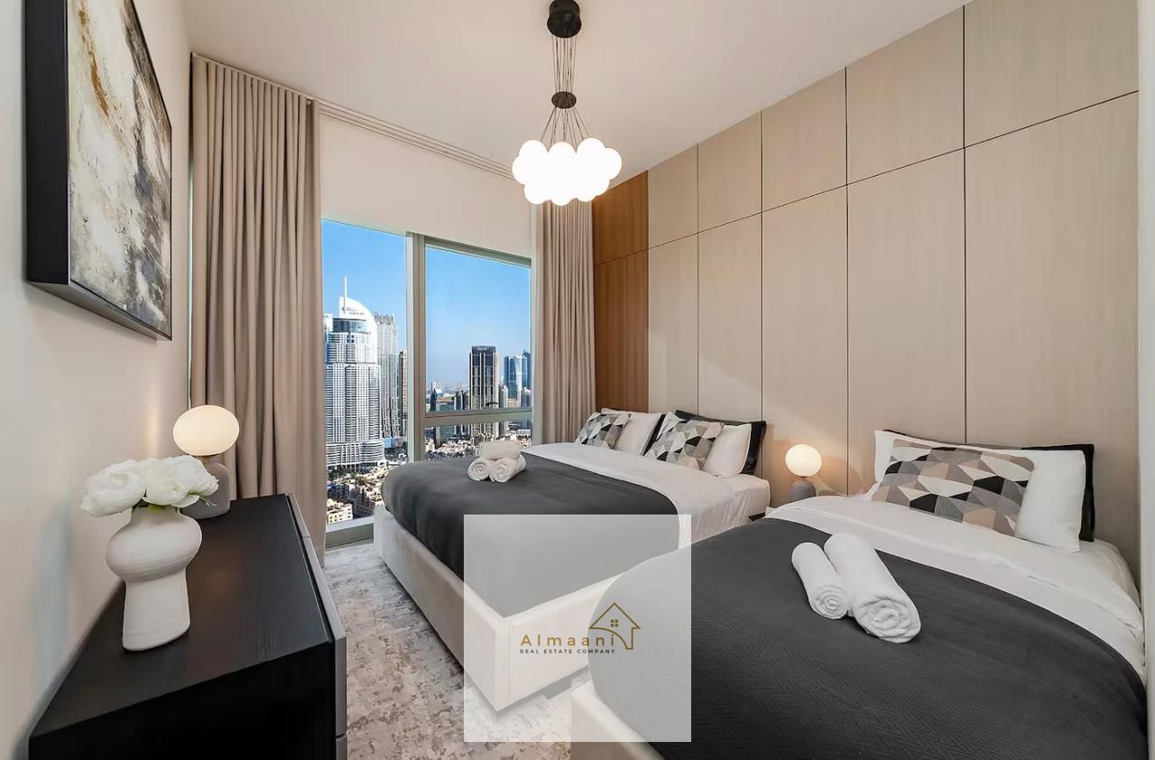 High Floor ~ Fully Furnished ~ Burj Khalifa View ~ 8 Min From Dubai Mall
