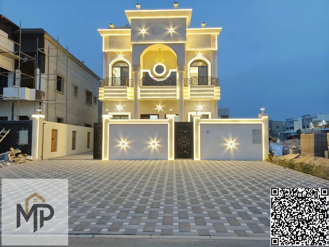 A villa at an affordable price, including registration fees, electricity, water, and air conditioning, in one of the most prestigious areas of Ajman.