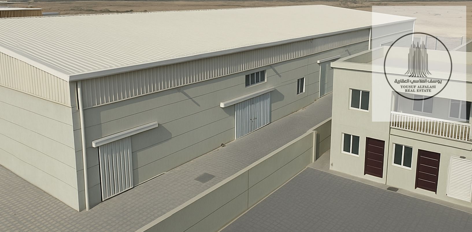 Warehouse Complex with Labor Accommodation for Sale Investment Freehold in Al Jurf 2 Ajman