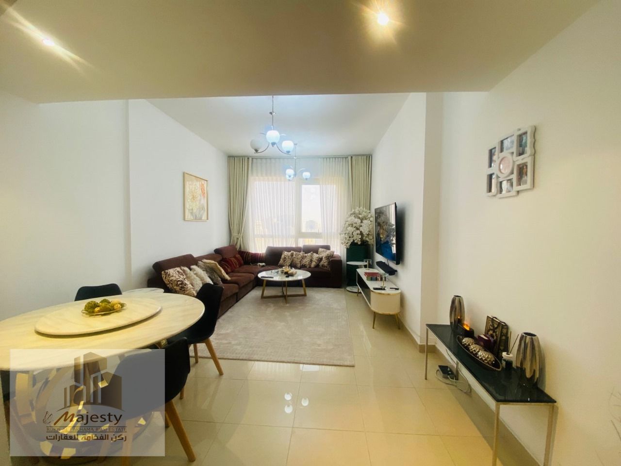 An apartment in the Al Khan area in Sharjah.