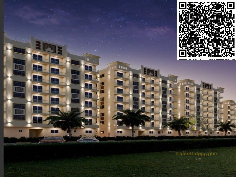 Contemporary architectural design with fully developed infrastructure