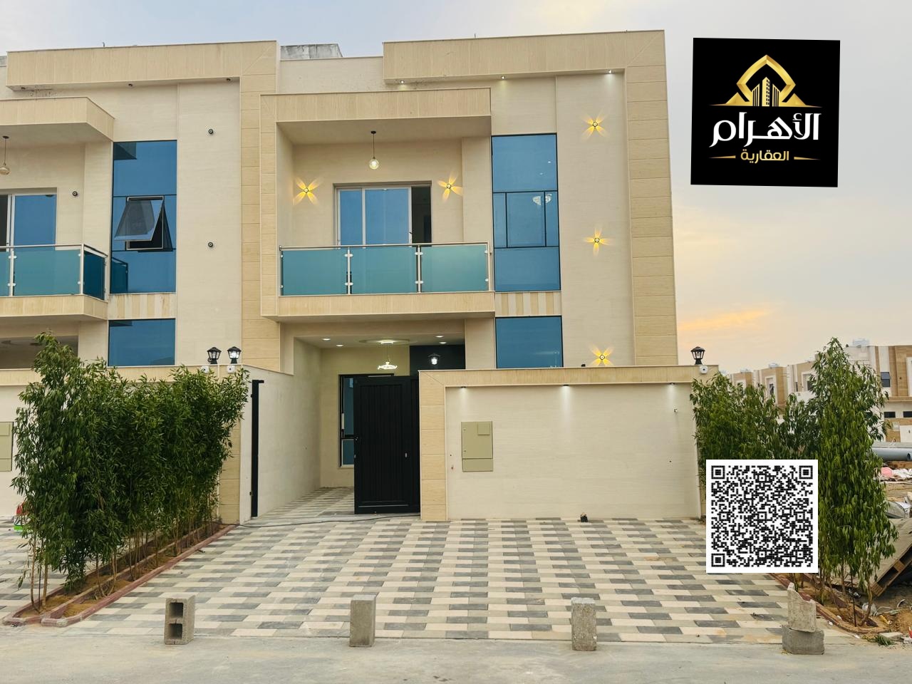 Own your dream villa, two floors and a rooftop, in Al-Haliyo 2 – price includes registration and ownership fees | Fully centralized air conditioning |