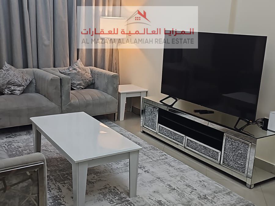 Monthly furnished Two-bedroom Two-bathroom apartment in Al Taawun 1