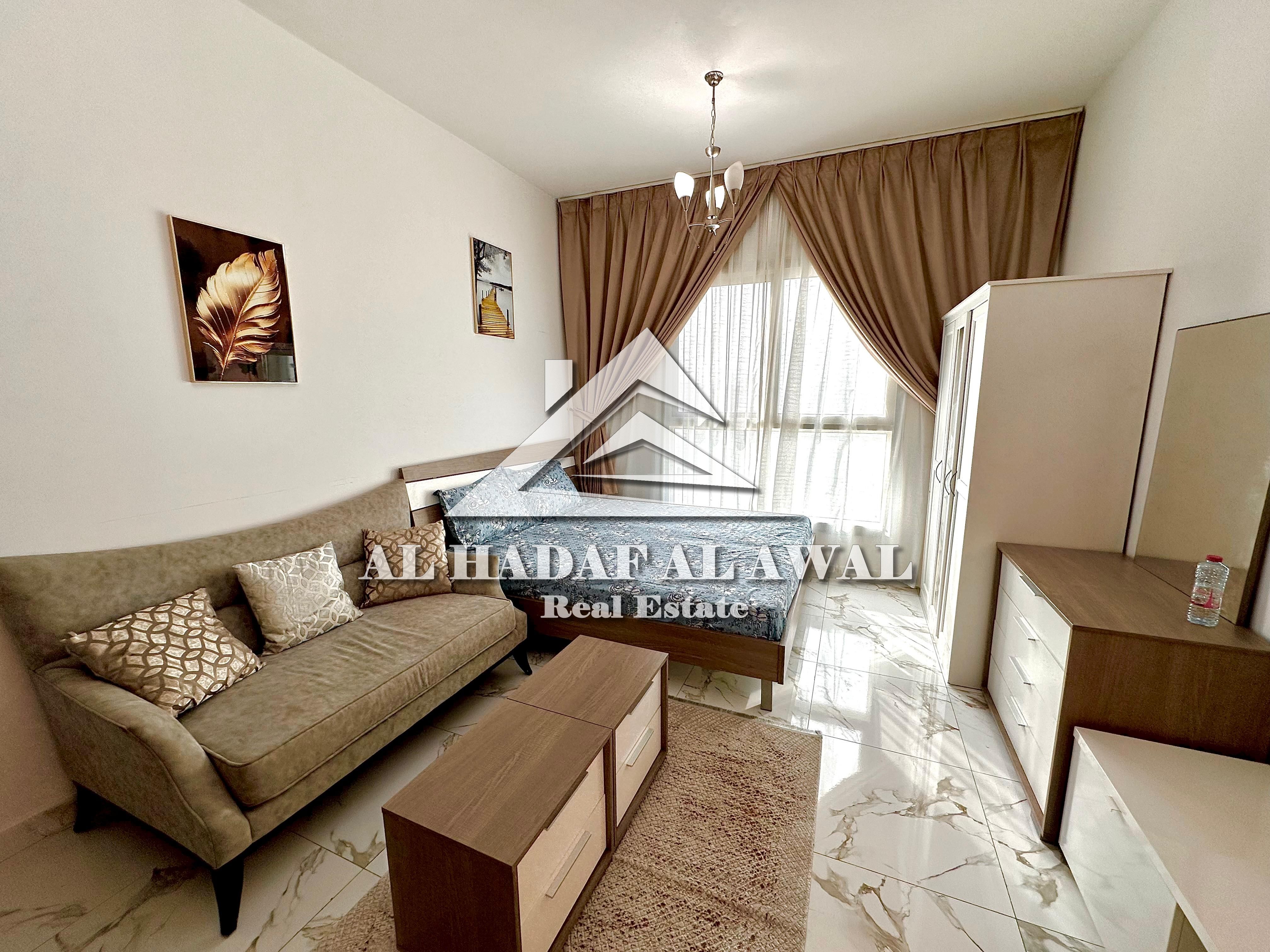 For monthly rent in muwaileh, Studio including all bills