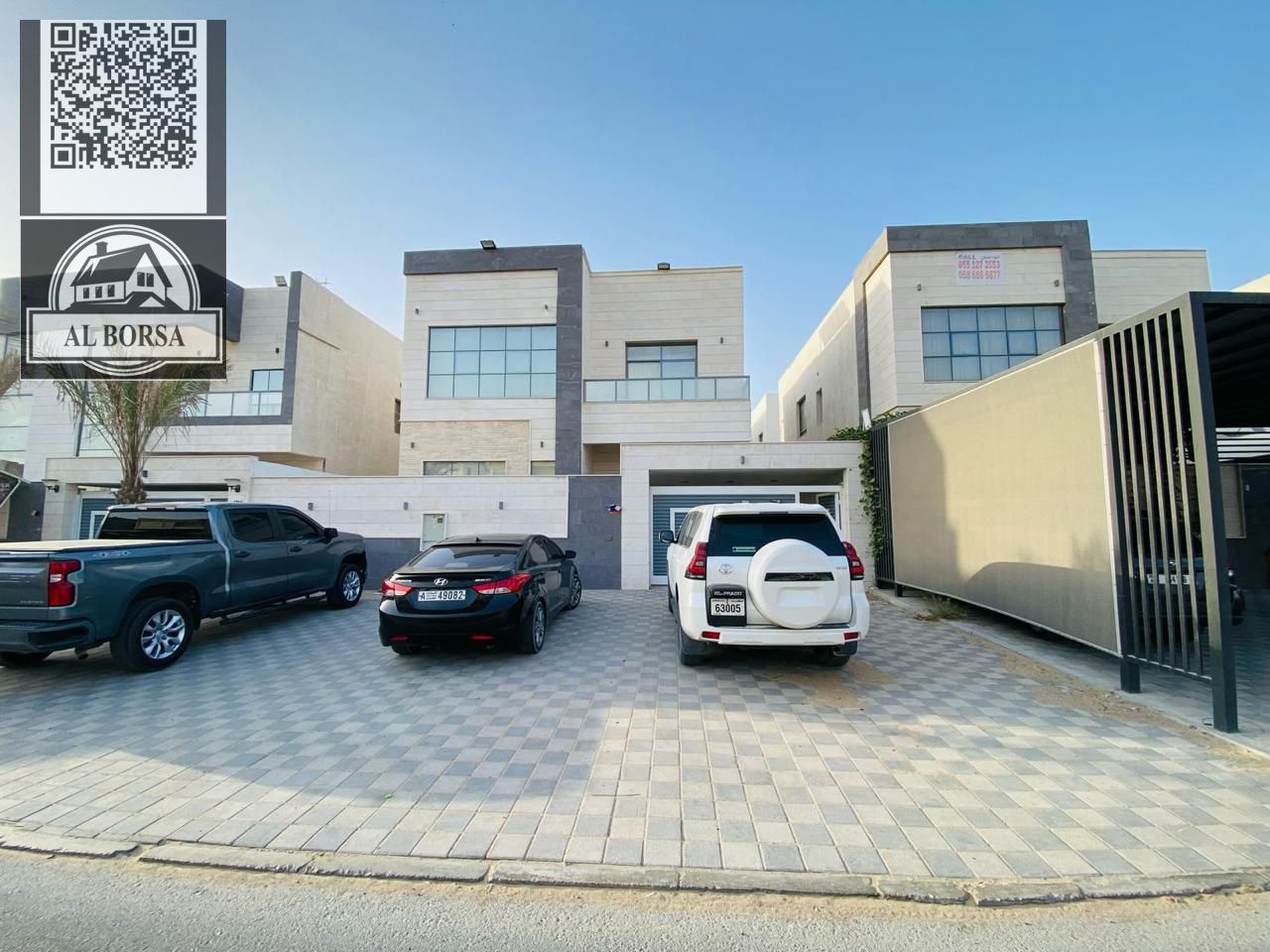 Brand new, fully furnished 5-bedroom master villa with central air conditioning in Princess Village, Al Yasmin, Ajman – AED 130,000 per year