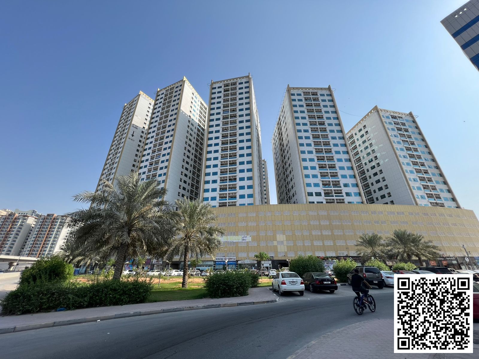 Open View !! 2 BHK Flat With Parking for Rent in Ajman Pearl Towers