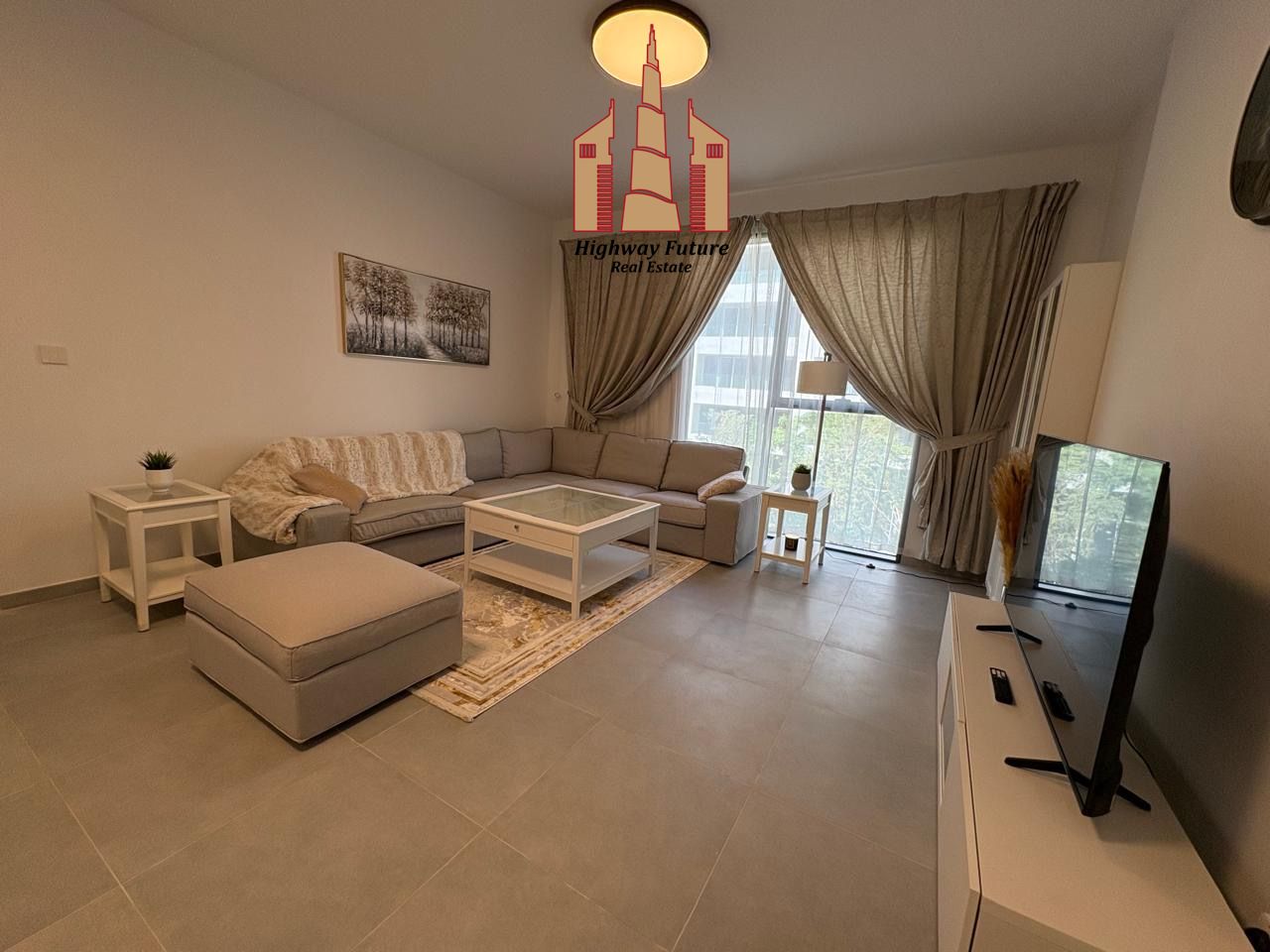 beautiful view 1 bhk with close kitchen furnished