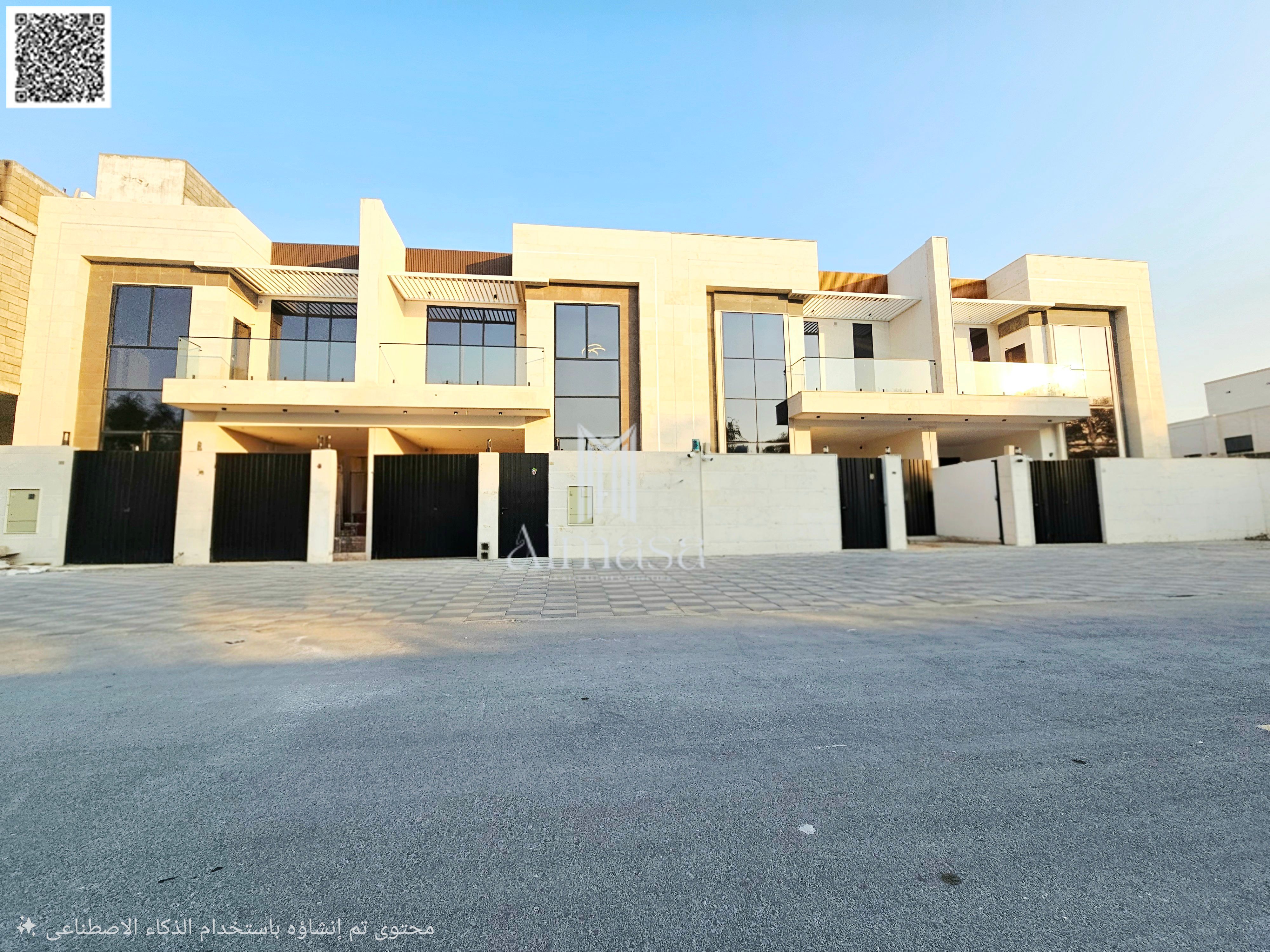 I own a modern villa with luxurious finishes, close to the main street, including registration fees. .