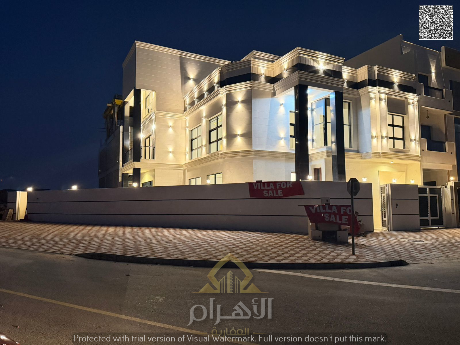 Own your dream villa, building 5220 sq. ft. + land 3850 sq. ft. | 5 master bedrooms with lounge and majlis A prime location in Al Helio 2 | Includes (