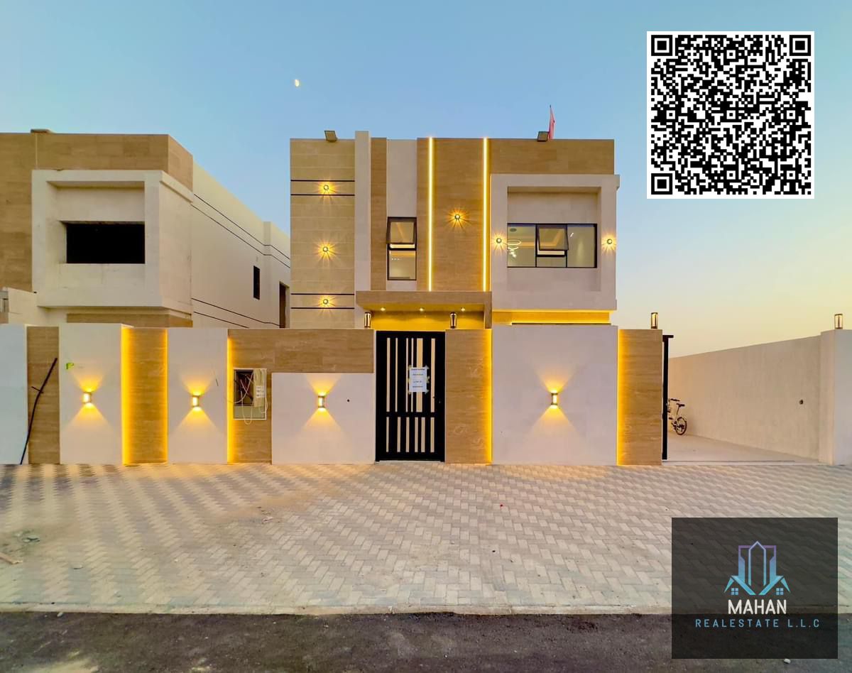 Modern V. I. P Villa for Sale in Al Zahya – Ajman | Premium Finishing A great opportunity to own a Modern V. I. P villa with elegant contemporary design and very high-quality finishes, located in the highly desirable Al Zahya area in Ajman, directly opposite