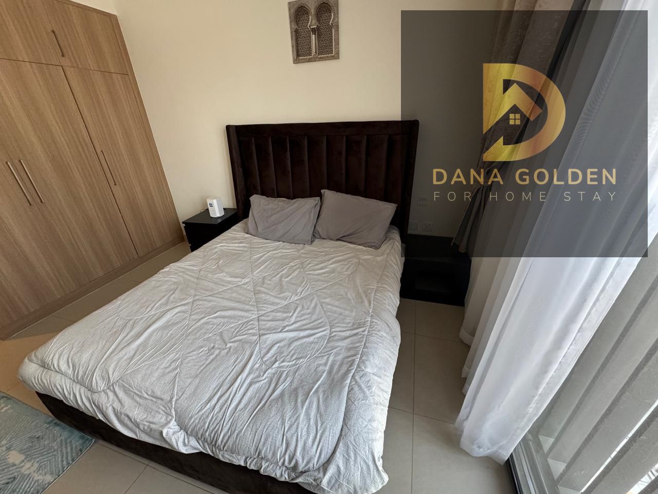 Furnished studio apartment available from today in Maryam Island, with hotel-style furnishings, swimming pool, gym, and parking.