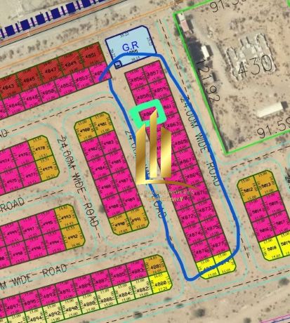 For sale: Commercial land in Basateen Al Zubair, Al Dabdbah, north of Sharjah