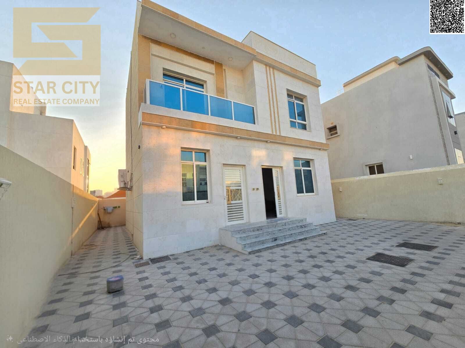 Golden Opportunity – Fully Serviced Villa for Sale in Al Zahya, Ajman Villa for sale including water, electricity, and air conditioning Al Zahya