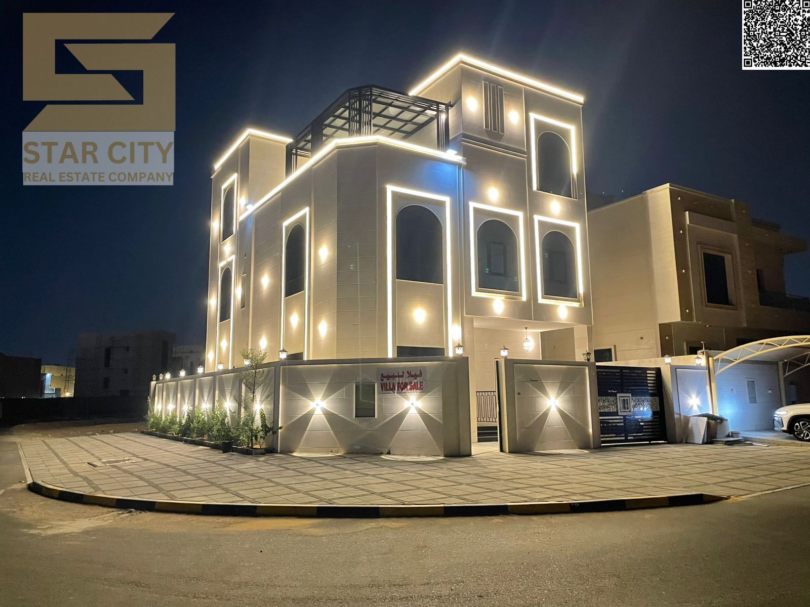 Elegant Luxury Villa for Sale in Al Amerah – Ajman Modern design • High-end finishes • Prime residential location