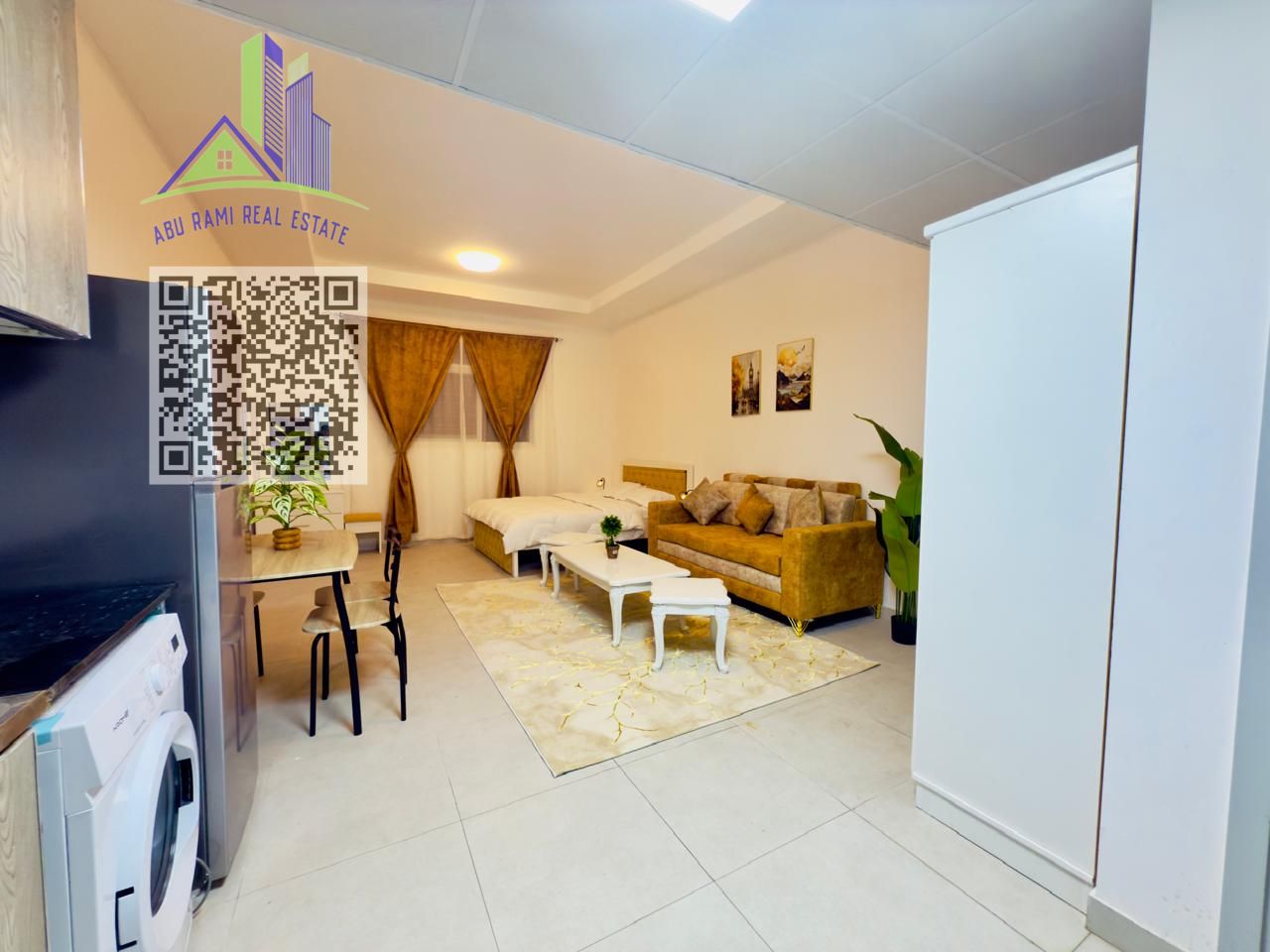Furnished studio apartment for monthly rent, fully furnished with brand new furniture, all bills included. Furnished apartments at excellent prices.
