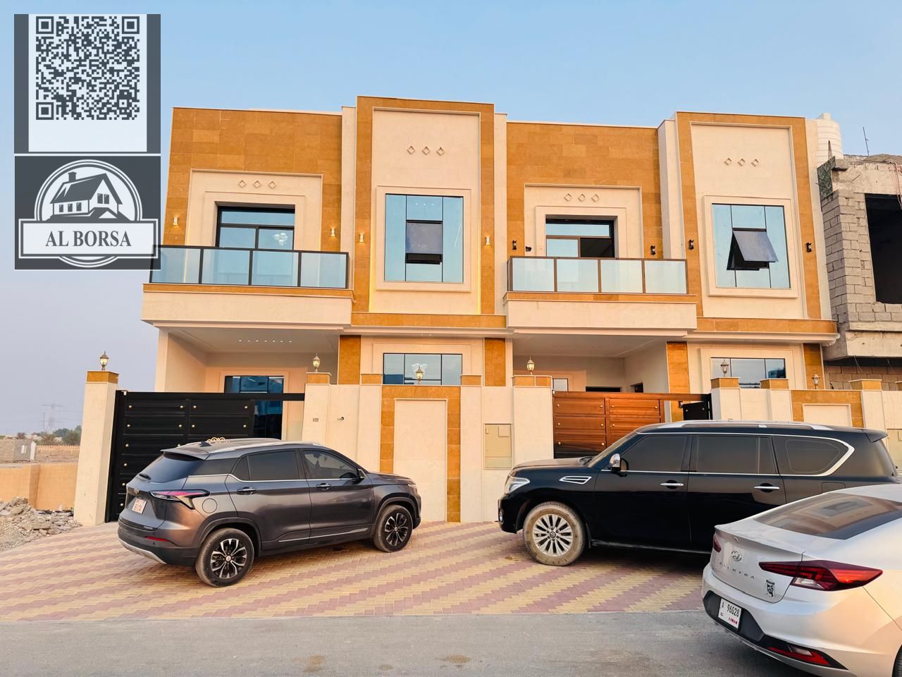 Villa for sale – Al Yasmin, Ajman | Two floors and a roof | 5 master bedrooms + majlis + living room | Price AED 1,320,000