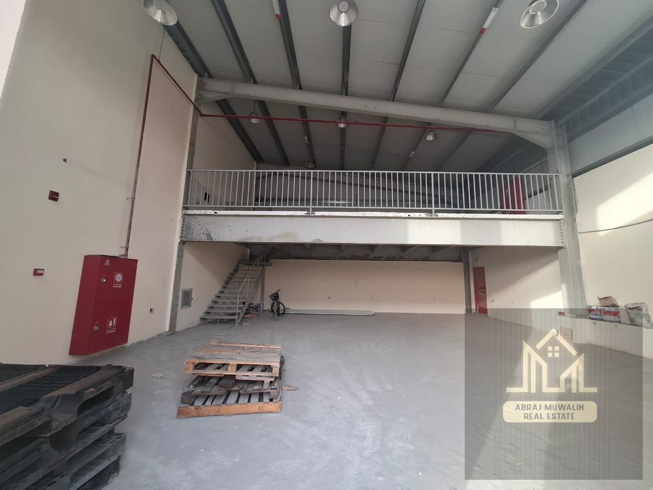 1900 Sq Ft Warehouse with Mezzanine | 19 KW Power | Rent 120K al sajaa sharjah