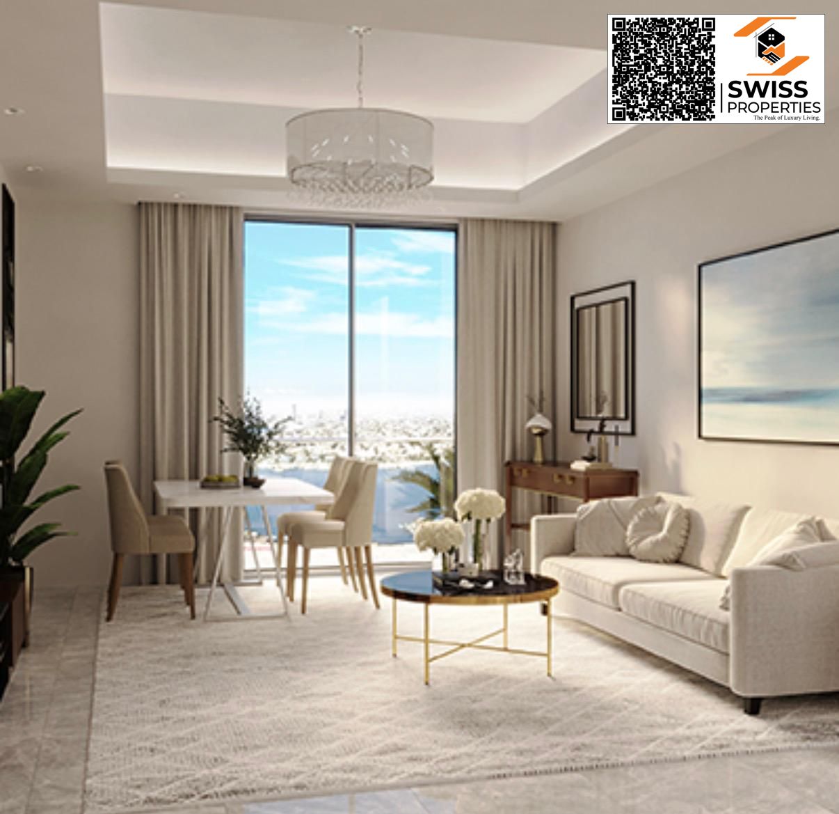 Sea View 1 bedroom hall (1bhk) Appartment for sale in Creek Tower, Rashidiya 1, Ajman
