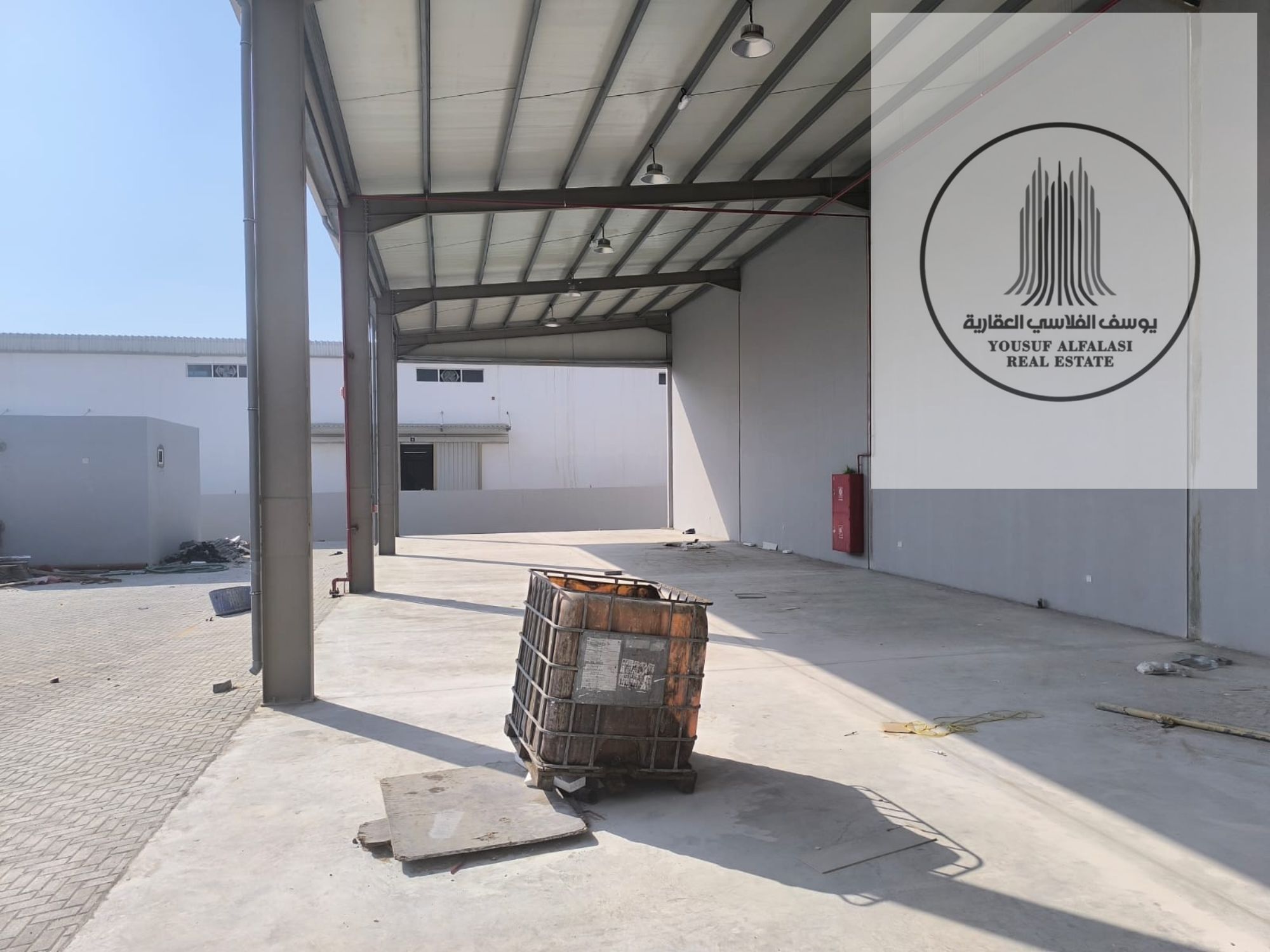 Warehouse + Yard for Rent, 13,600 sq ft, in Sharjah Industrial Area, Al Sajaa