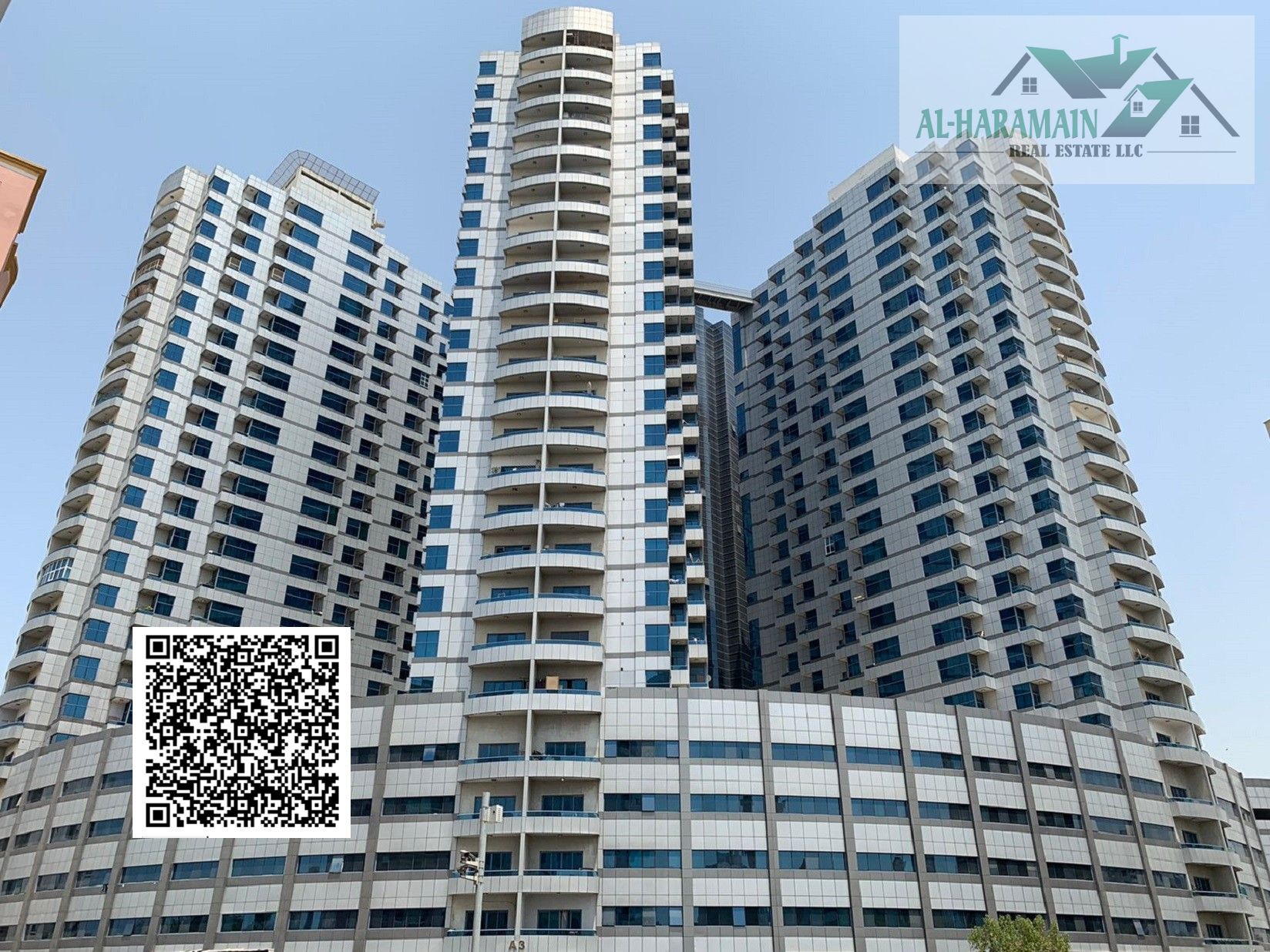 Big Studio with Parking in Falcon Towers - Ajman