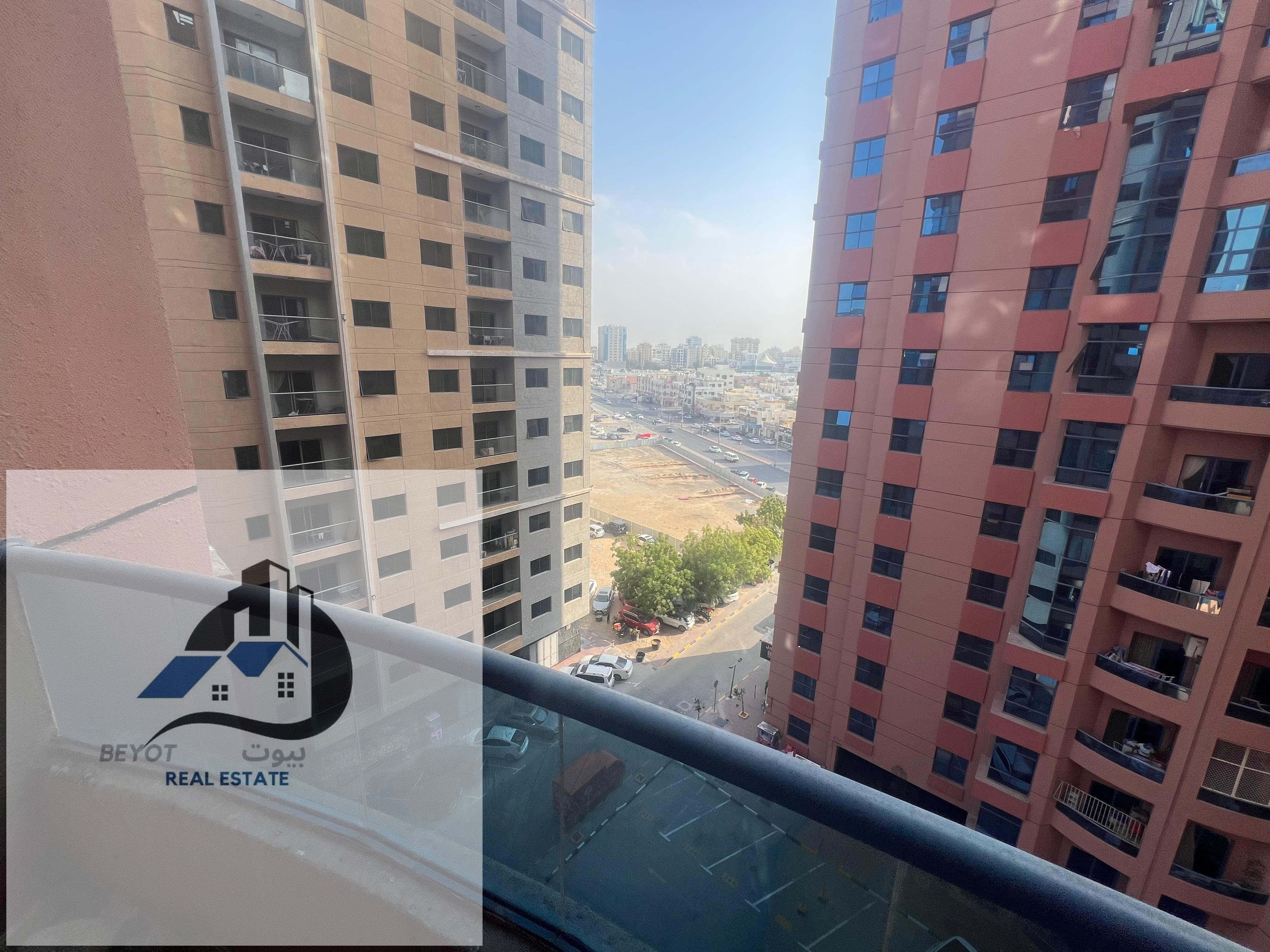 Hot Deal | Free Parking + Balcony 1 Bedroom + Living Room – Al Nuaimiya Towers