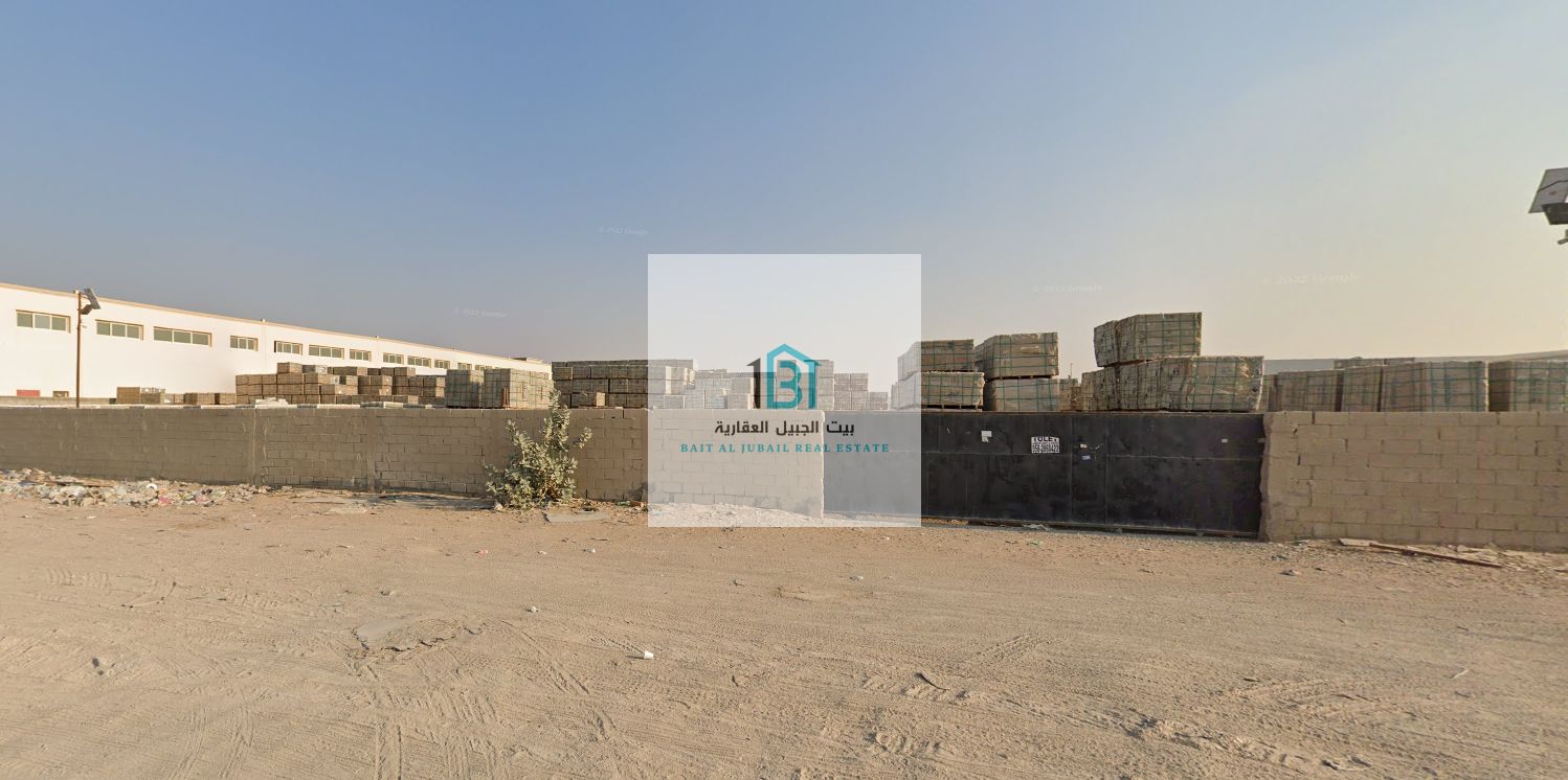 Prime Industrial Yard in Al Saja’a (Al Hanoo) – Corner plot facing two main roads Freehold ownership for GCC nationals and Arab citizens