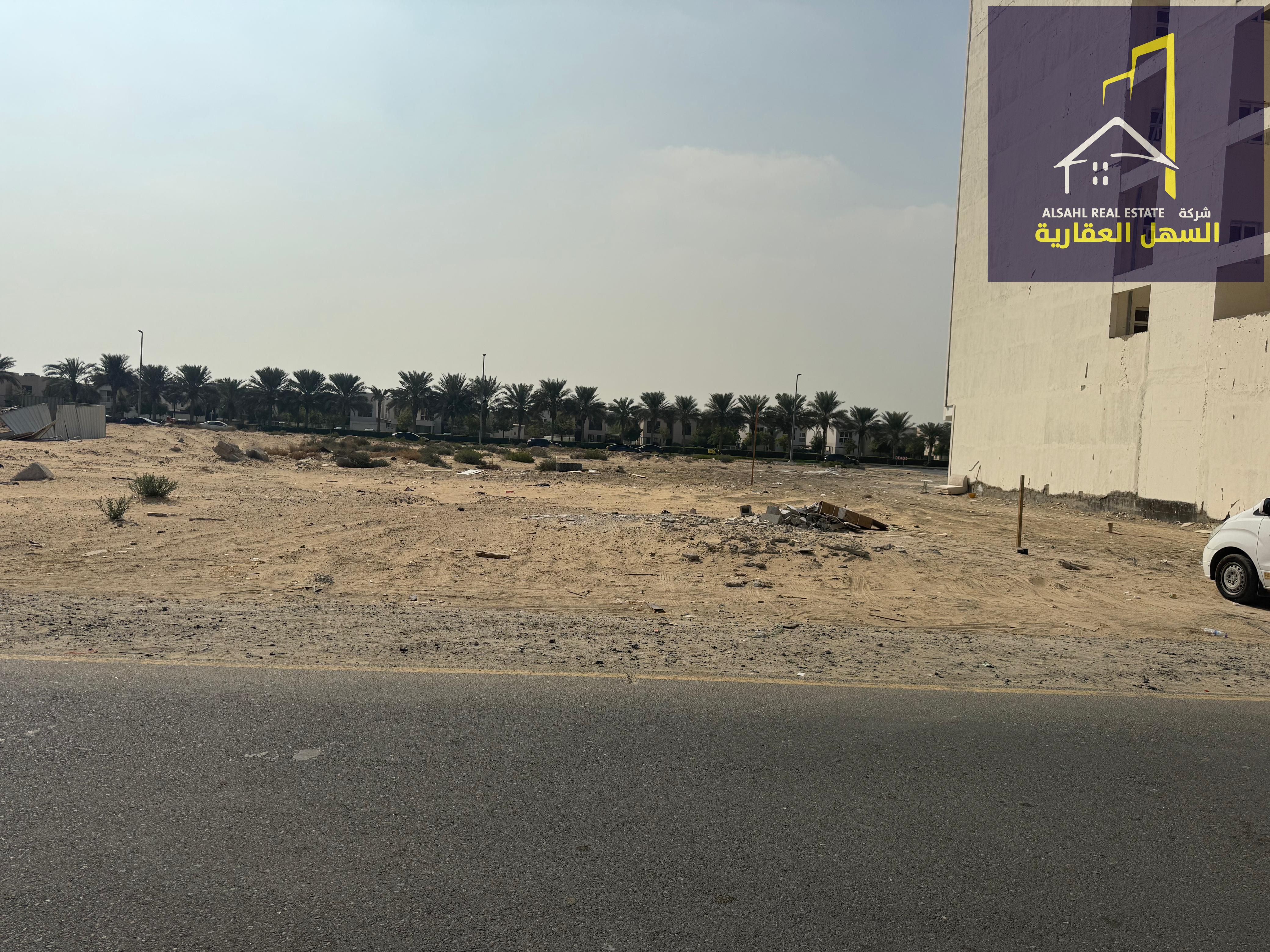 Land for sale in the Muwaileh commercial area (Al Falah). Land area: 4972 sq ft.