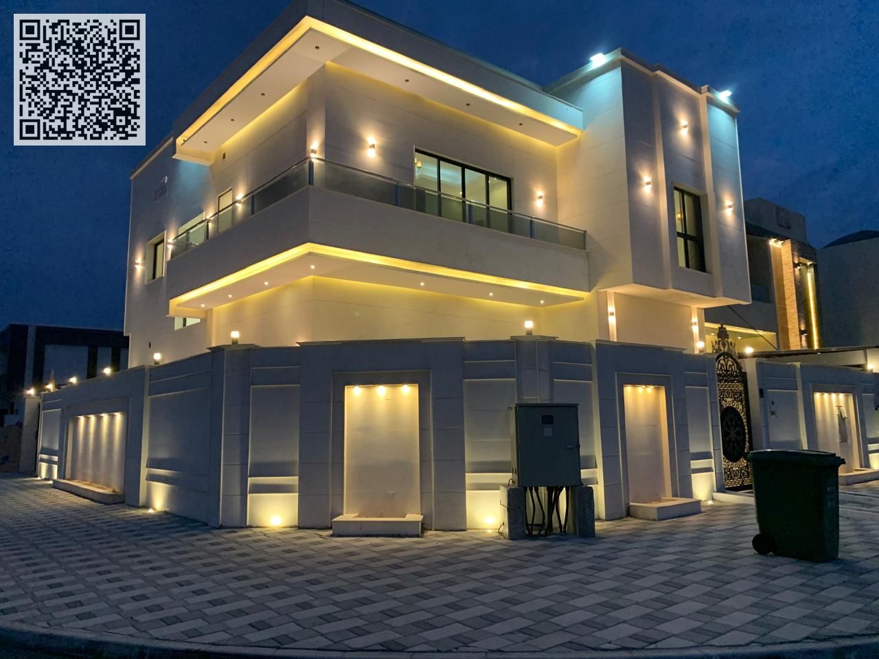 5 master bedroom villa with swimming pool for rent in al yasmeen ajman