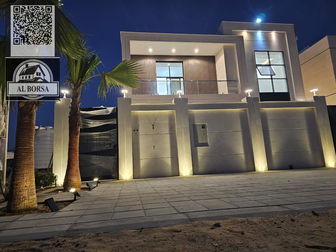 New villa for sale in Al Amerah – directly from the owner | 5 master bedrooms + maid's room + spacious yard | Price 2,150,000 AED (excluding regist