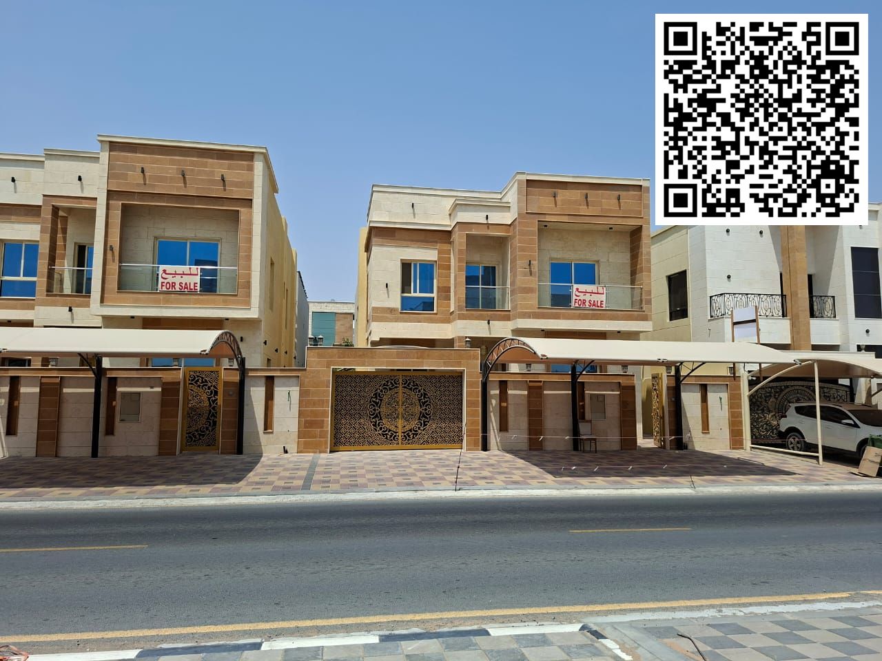 Villa for sale in Ajman – Al Yasmeen | On Sheikh Mohammed Bin Zayed Road | Freehold for all nationalities | Super Deluxe finishing