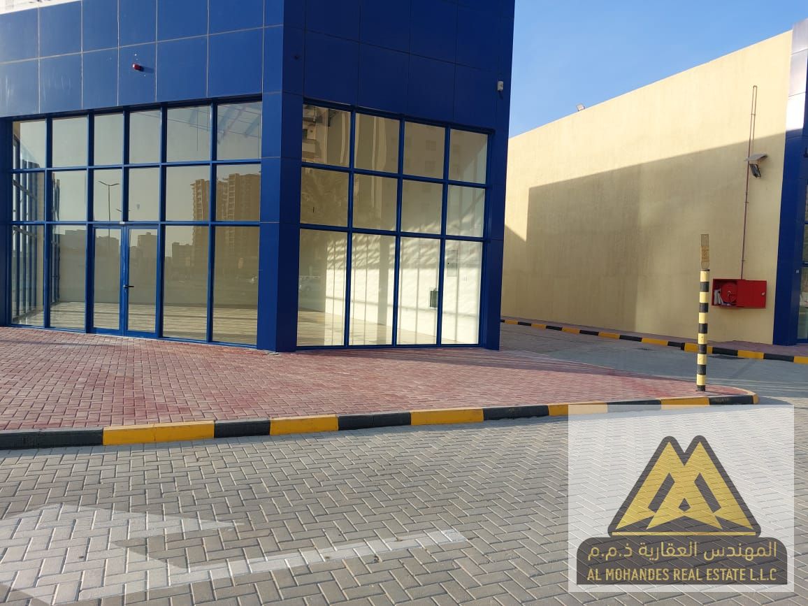 Commercial shops for rent in Mushrif, Ajman – new, first occupant, from 300 sq. ft, prime location near City Centre & Ajman Bank, starting AED 35,000