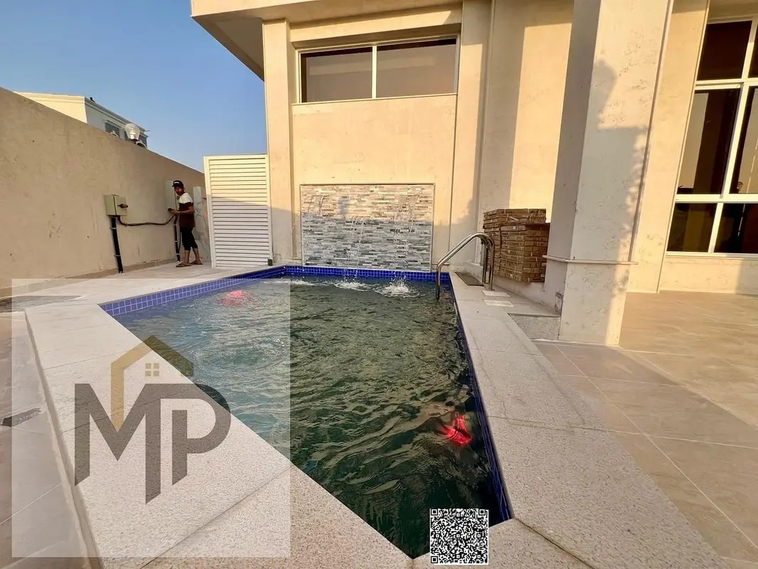 Luxury villa - first occupancy - elegant and stylish finishing | Al Yasmin - Ajman. Includes furniture, electricity, and air conditioning.